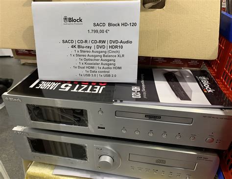 Block HD-120, new Ultra HD Blu-Ray HDR Dolby Vision, DSD/SACD and dual ...