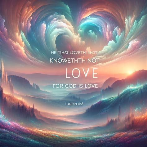 What does John 4:8 mean? | Bible Art