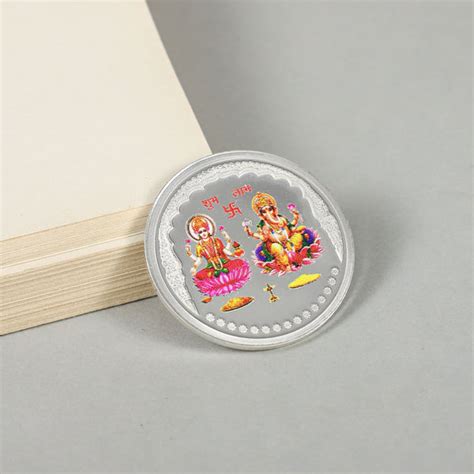 Shubh Labh 10Gm Silver Coin – PP Jewellers