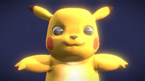 PIKACHU - 3D MODEL - EDUARDO LIY - Download Free 3D model by EduardoLiy ...
