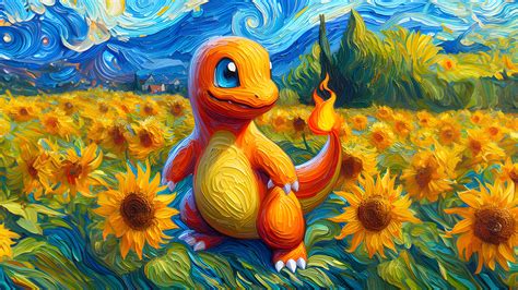 Some van gogh inspired pokemon wallpapers : r/aiArt