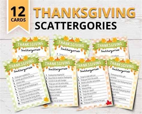 Thanksgiving Scattergories is the Funnest Word Game You'll Play this Year!