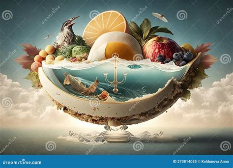 Ambrosia As Food Of God, Created With Generative AI Technology Stock ...