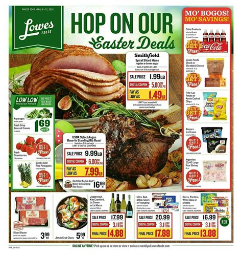 Lowes Foods Weekly Ad from April 16