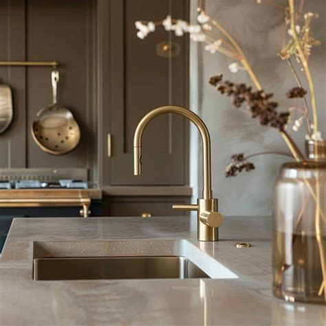 Unlock the Allure of Aged Brass: Elevating Your Kitchen Faucet to ...
