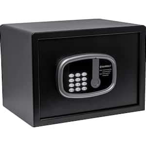 Mesa Safe 0.4 cu. ft. All Steel Hotel Safe with Electronic Lock, Black ...