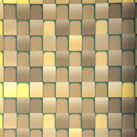 Green yellow brown color geometric pattern square box same color chess ...