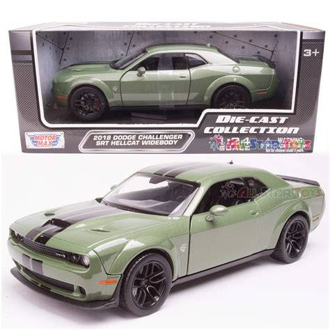 Motor Max 2018 Dodge Challenger Srt Hellcat Widebody Green 79350grn ...