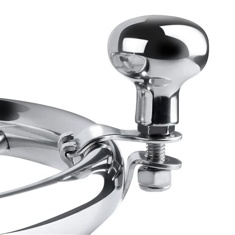 Premium AISI 316 Stainless Steel Boat Steering Wheel Knob | Marine Sport Maneuvering Spinner ...