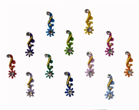Comet Busters Beautiful Handcrafted Multicolor Traditional Bindis (BIN