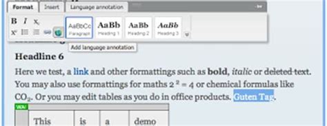 aloha interface-inline editing tool