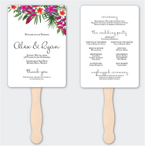 Wedding fans for guests 60 photos - Astyledwedding.com