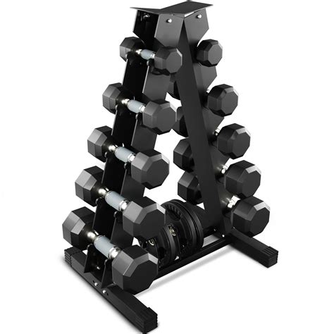 Snapklik.com : A-Frame Dumbbell Rack, Weight Rack For Home Gym,5 Tier ...