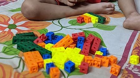 StepsToDo Pack 100 Maths Cubes in 5 Colours. Math Teaching Aid. 2CM ...