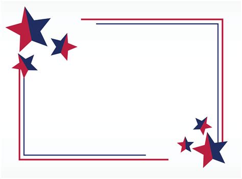 American holiday background in blue, white, red colors with star icon ...