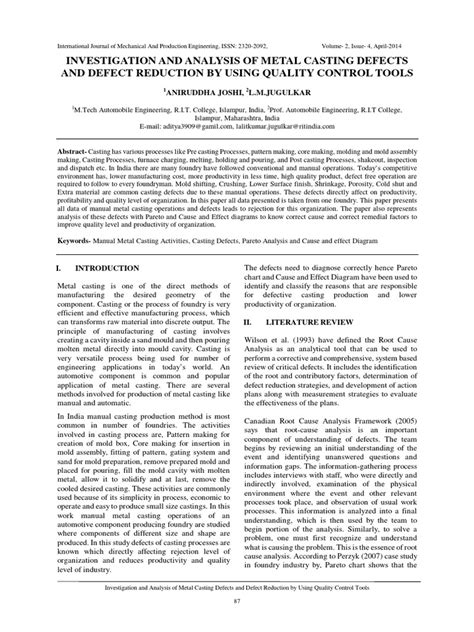 Image result for Casting Defect Analysis