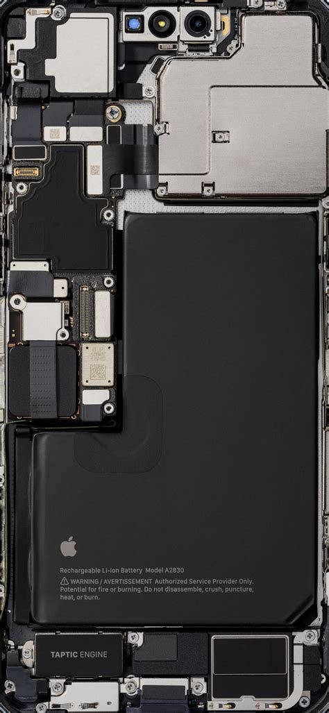Internals and X-ray iPhone 14 wallpapers