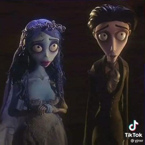 Image result for Tim Burton Corpse Bride Emily and Victor