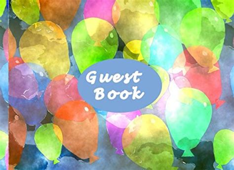 Guest Book: Birthday Guest Book, Sign in Book for Guests : Artsy ...