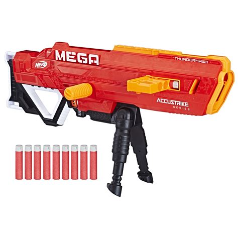 Nerf N-Strike Mega Accustrike Thunderhawk with 10 India | Ubuy