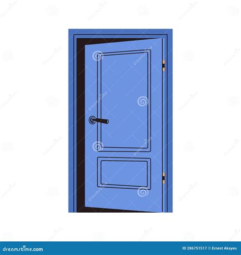 Ajar Door, Entrance, Exit. Open Entry, House Doorway, Home Doorframe ...
