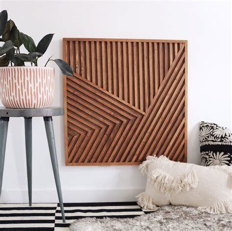 Bohemian Wooden Wall Art - Wood Wall Art, Wall Sculpture, Modern Wood ...