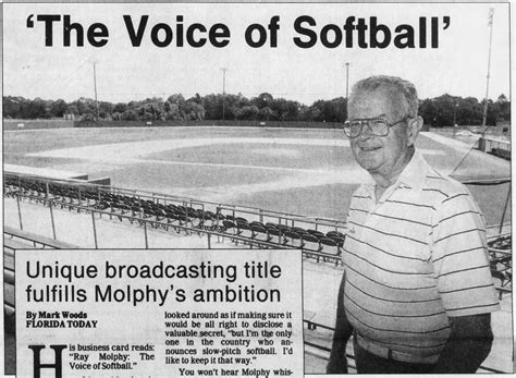 The Voice of Softball, Ray Molphy – Softball History USA