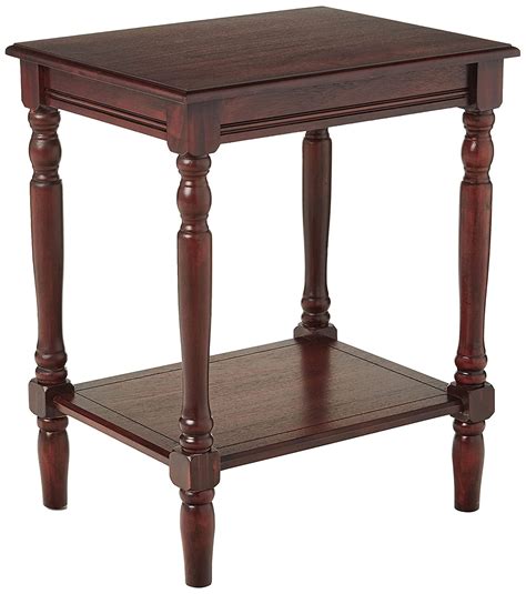 Decor Therapy Simplify End Table with Shelf, Espresso : Amazon.in: Home ...