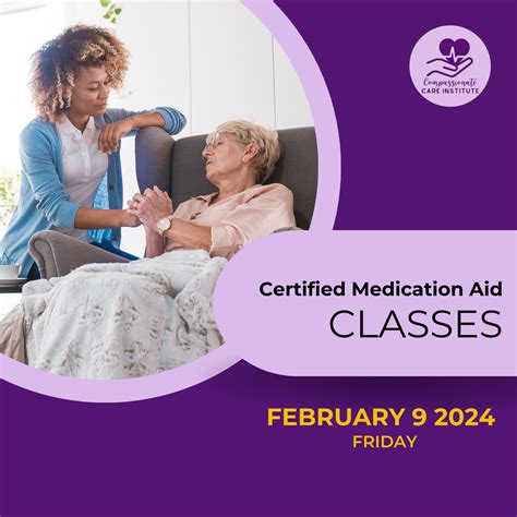 Certified Medication Aide — Compassionate Care Institute of NJ