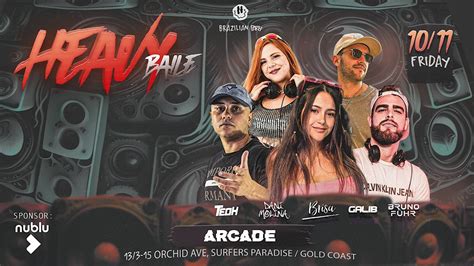 HEAVY BAILE - BRAZILIAN PARTY, Arcade Nightclub, Surfers Paradise, 10 ...