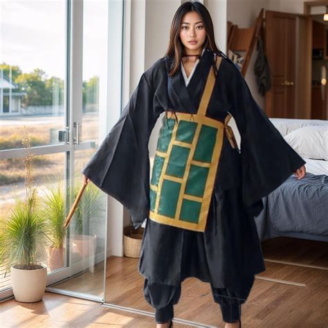 Buy Jujutsu Kaisen Geto Suguru Costume, Halloween Cosplay, Black, Blue ...