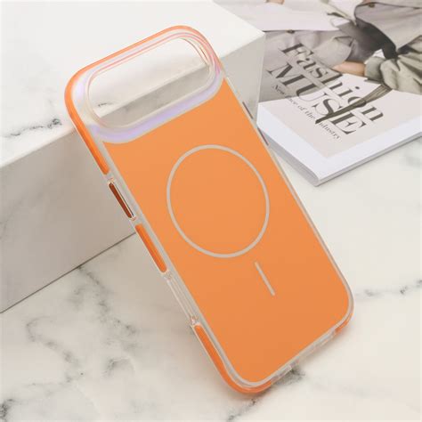 Futrola AMBER RING MagSafe za iPhone 17AIR (6.6) narandzasta - Mob-Shop