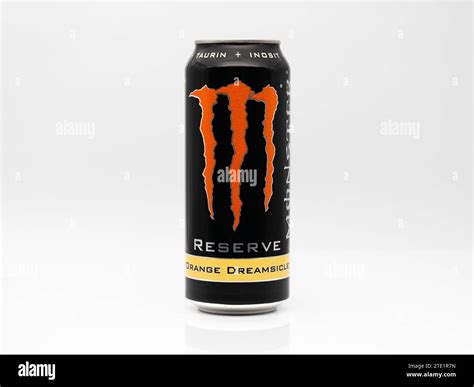 Monster Energy Reserve Orange Dreamsicle beverage can. The flavor ...