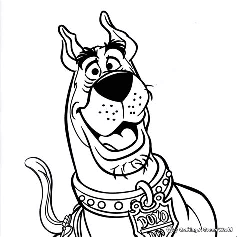 Desenho Para Colorir Scooby Doo