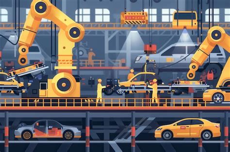Automotive Manufacturing Assembly Line 的图像结果