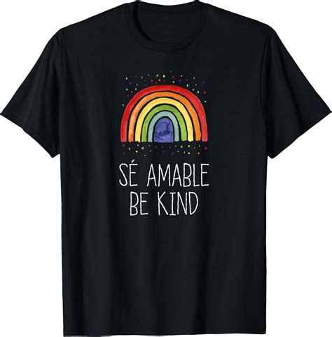 Be Kind In Spanish Se Amable - Encouraging and Inspirin T-Shirt men and ...