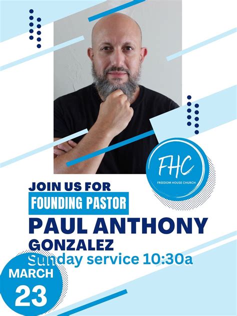 Founding Pastor Paul Anthony Gonzalez, 1240 Park Ave, Amherst, OH ...