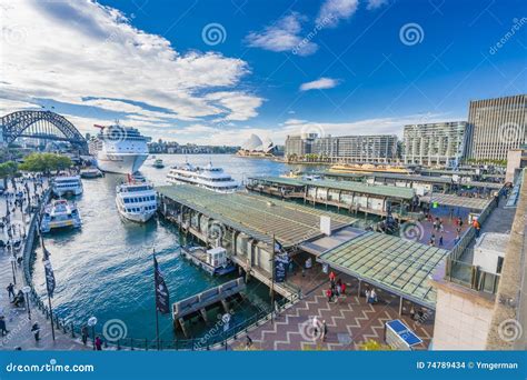 Circular Quay in Sydney CBD in Daytime Editorial Stock Image - Image of ...