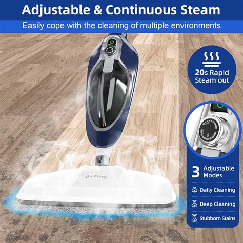 Steam Mop - 10-in-1 Floor Steamer Detachable MultiPurpose Handheld Ste ...