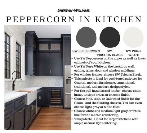 Sherwin Williams PEPPERCORN Color Palette Best Selling Gray - Etsy