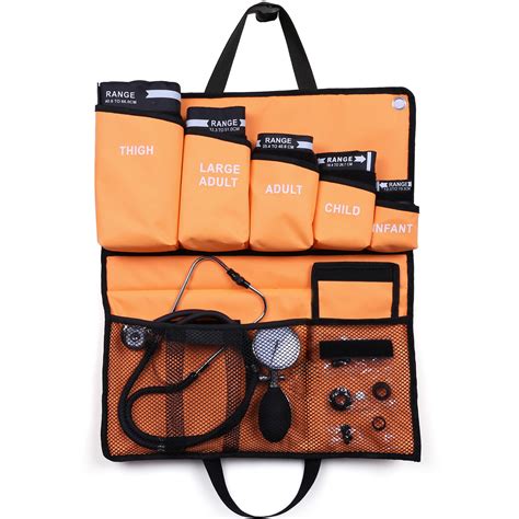 LotFancy Aneroid Sphygmomanometer Stethoscope Kit, 5-in-1, Manual Blood Pressure bp Cuff, for ...