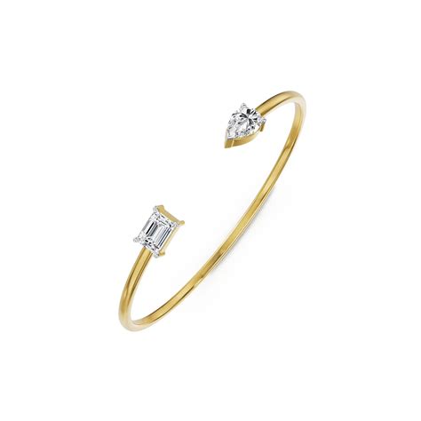 Golden Muse Lab Grown Diamond Bangle – Emori
