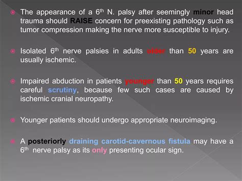 3rd, 4th, & 6th cranial nerve palsy | PPTX