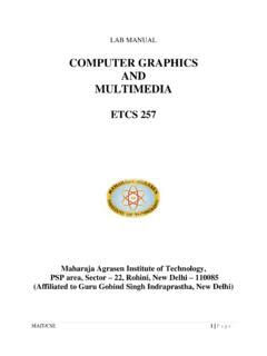Image result for Computer Graphics and Multimedia