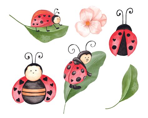 Cute Lady Bug Clipart