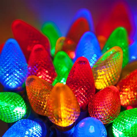 Buy Wintergreen Lighting 25ct C7 LED Multi-Color Christmas Lights, 8 ...