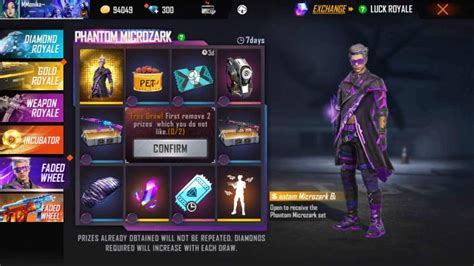 Latest Free Fire Faded Wheel: New Phantom Microzark Bundle For Free!