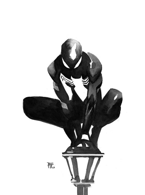 Black suit Spidey by Dike Ruan : r/Spiderman