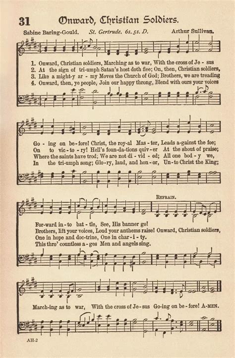 The American Hymnal Onward, Christian Soldiers.pdf | Christian song ...