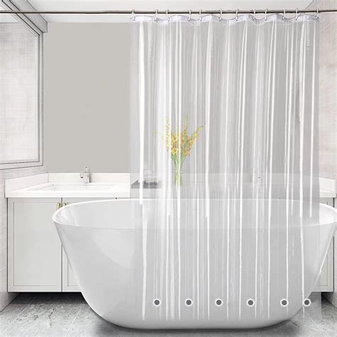 Amazon.com: Tonnali Extra Long Shower Curtain Liner,72x82 Inch Length ...